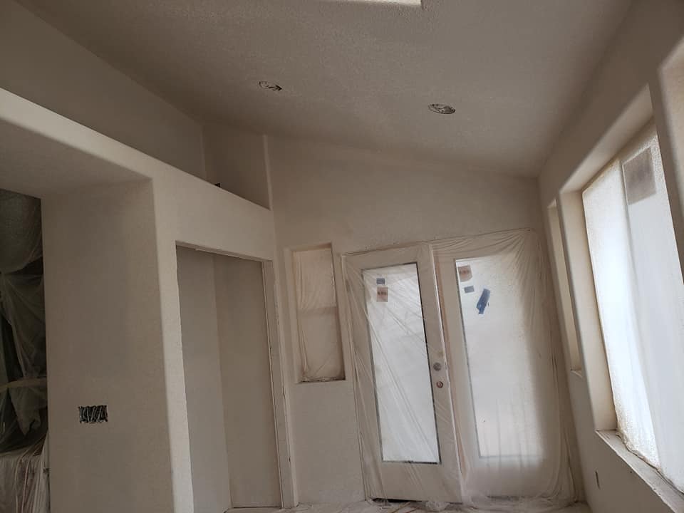 Drywall texturing project photo 11
