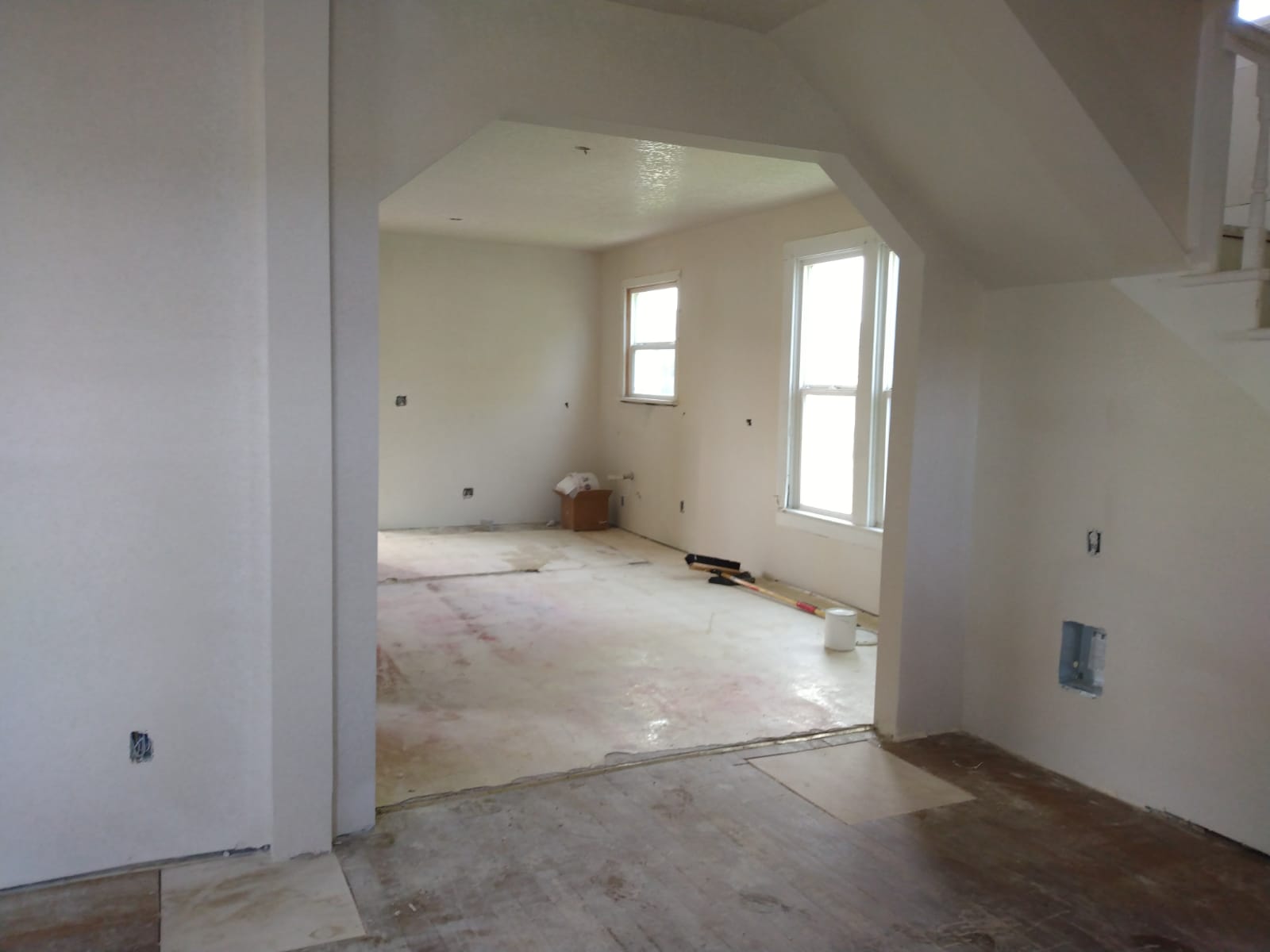 Drywall texturing project photo 22